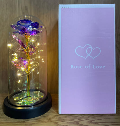Rosa Eterna Con Luz