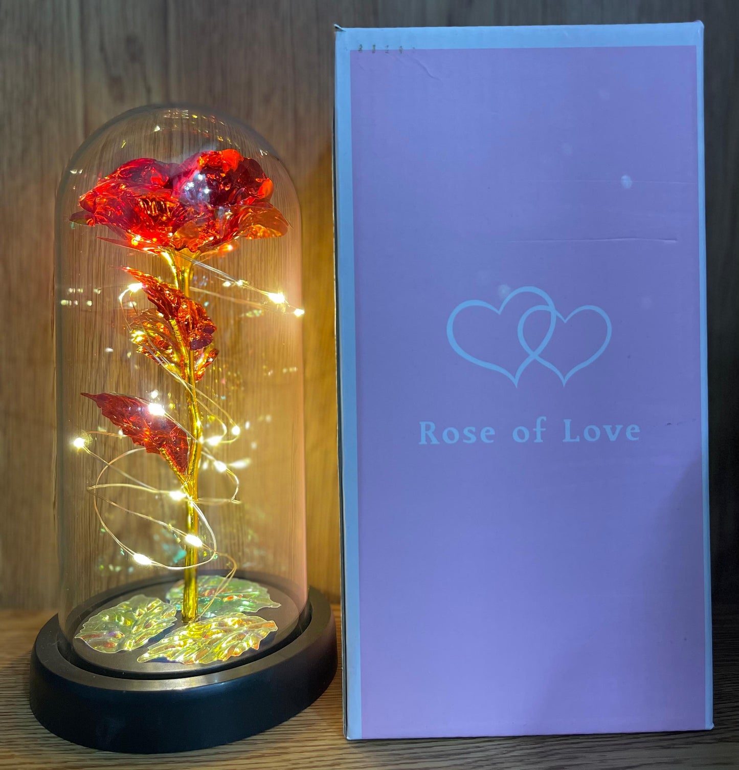 Rosa Eterna Con Luz