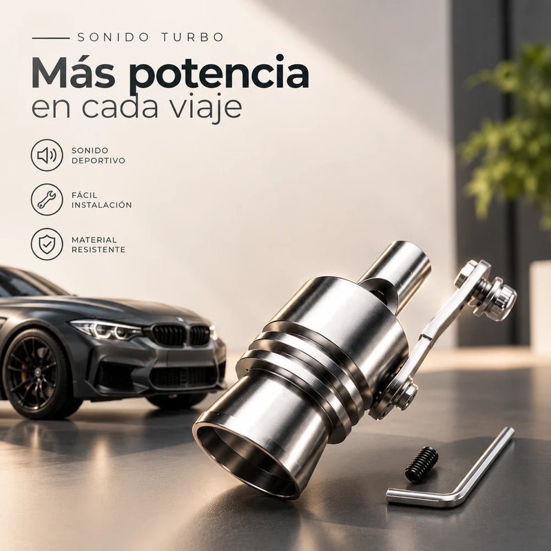 Silbato Turbo Aluminio Universal